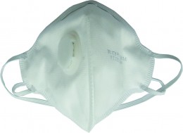 Маска защитная от мелкой пыли и аэрозолей, с клапаном (2 шт) 888