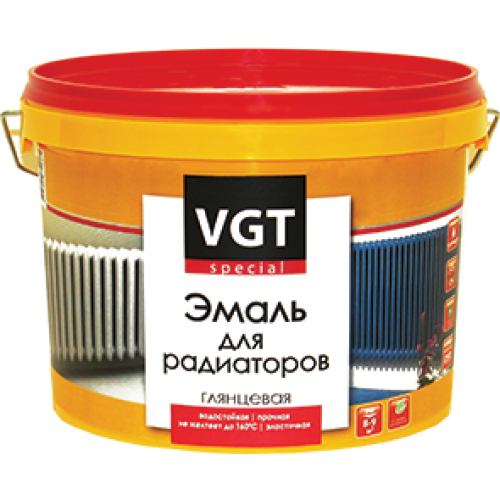 Эмаль ВД-АК-1179 для радиаторов ВГТ Профи супербелая 0,5 кг