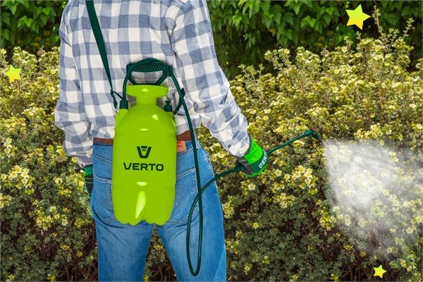 Опрыскиватель 7 л заплечный с телескоп.удочкой Verto 15G506