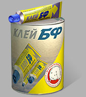 Клей БФ 45мл Новбытхим