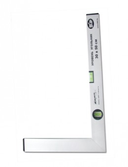 Уровень угловой 50 х 30 см, 2 глазка, алюминиевый 888