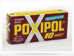 Клей холодная сварка Poxipol прозрачный 14 мл
