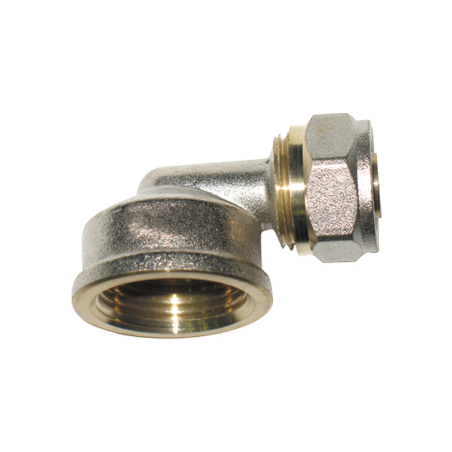 Угольник обжимной комбинированный Aqualink 00182 20 мм-3/4" обжим/внутренняя резьба