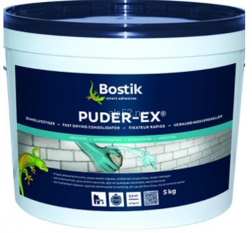 Гидроизоляция смесь быстрозатвердевающая (гидропломба) PUDER EX 1 кг BOSTIK /1