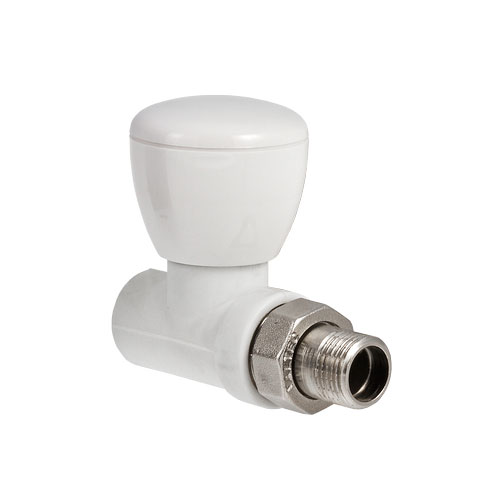 Клапан полипропиленовый для радиатора Valtec VTp.717.V.02505 25 мм - 3/4" прямой