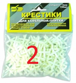Крестики для плитки 6,0 мм (75 шт) 888