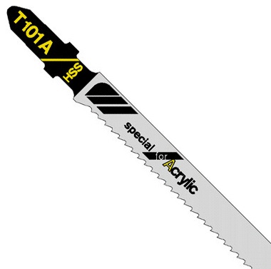 Пилка для лобзика по пластику T101A, 100 х 2.0 мм HSS (2 шт) RedVerg