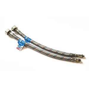 Подводка для смесителя Elka 694687891810 120 см внутренняя-наружная резьба латунная гайка М-10 12 мм (пара)