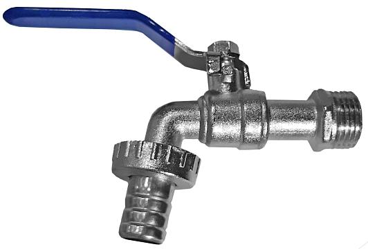 Кран шаровой водоразборный Aqualink 03965-DIY Wh ECO Ø1/2 ручка  /20