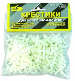 Крестики для плитки 4,0 мм (100 шт) 888