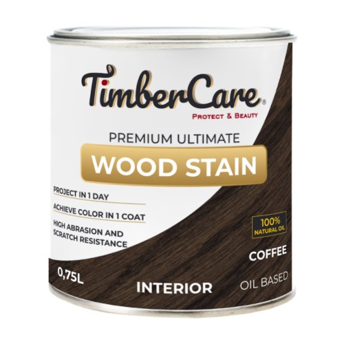 Тонирующее масло TimberCare Wood Stain (цвет: Кофе/ Coffee), банка 0,75л