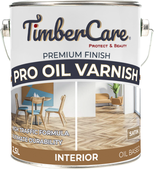 Профессиональный лак Pro Oil Varnish на масляной основе (цвет: полуматовый/ satin), банка 2,5л