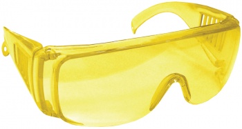 Очки защитные с дужками желтые Дельта