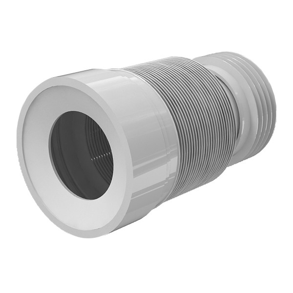 Слив для унитаза Ани Пласт К828 110 мм раздвижной 231-500 мм