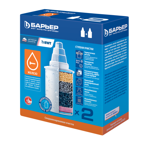 Сменная кассета  "Железо" упаковка (х2) Барьер К282Р00