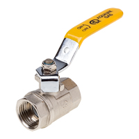 Кран шаровой газовый Aqualink 07101 1/2" внутренняя/внутренняя резьба ручка