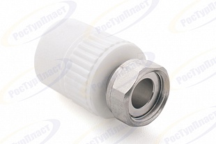 Муфта полипропиленовая РТП 10699 25 мм-3/4" с накидной гайкой
