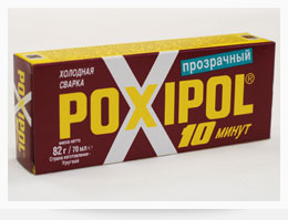 Клей холодная сварка Poxipol прозрачный 70 мл