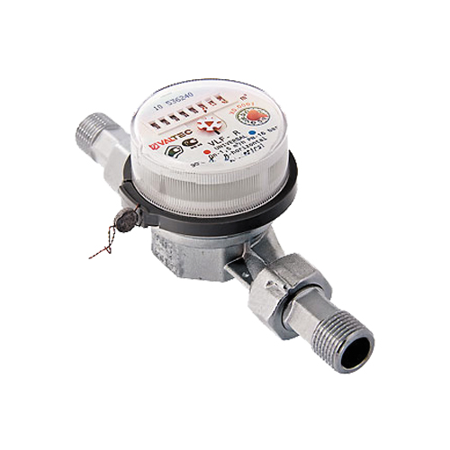 Счетчик для воды универсальный Valtec VLF-15U 1/2" со сгонами