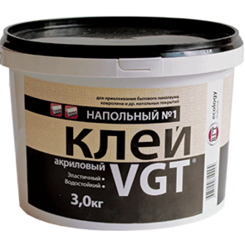 Клей напольный акриловый ВГТ Эконом №1 1,5 кг