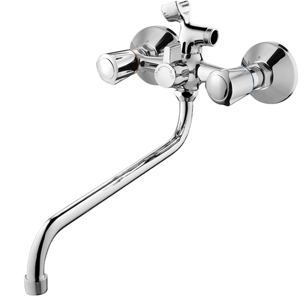 Смеситель для ванны RUSH PI7950-51 двухручков. длин.излив