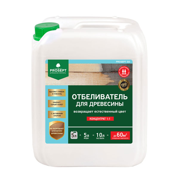 Отбеливатель для древесины Prosept 50 5 л