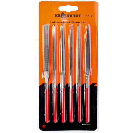 Набор надфилей Квалитет 160х4 мм 6 шт / НН-6 / 1*