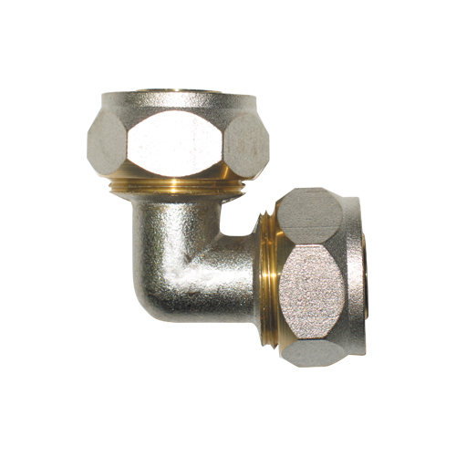 Угольник обжимной соединительный Aqualink 00169 20 мм обжим/обжим