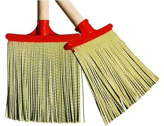 Метла широкая 380 х 260 мм полипропиленовая без черенка