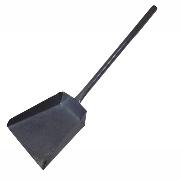 Совок для мусора металлический с длинной ручкой