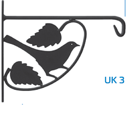 Кронштейн декоративный для кашпо 260 х 210 мм (птица) Domax