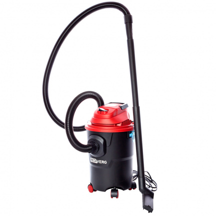 Пылесос RedVerg RD-VC1000-15P 1000 Вт влажная и сухая уборка пластиковый бак 15 л