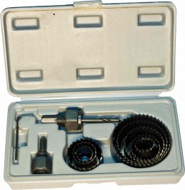 Коронка по дереву 19 - 127 мм (набор 12 шт) 888